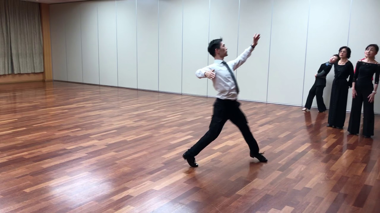 ワルツ  1/15 ローテーションとウェイトチェンジ　競技志向社交ダンスサークル