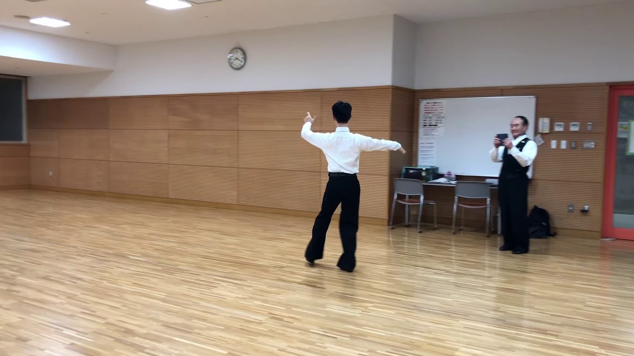 1/8【タンゴ  ステップ動画あり】 前半 フレッシュペア